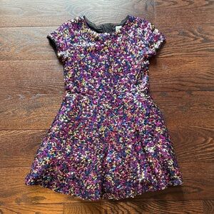GAP Multicolor Sequin Kids Dress